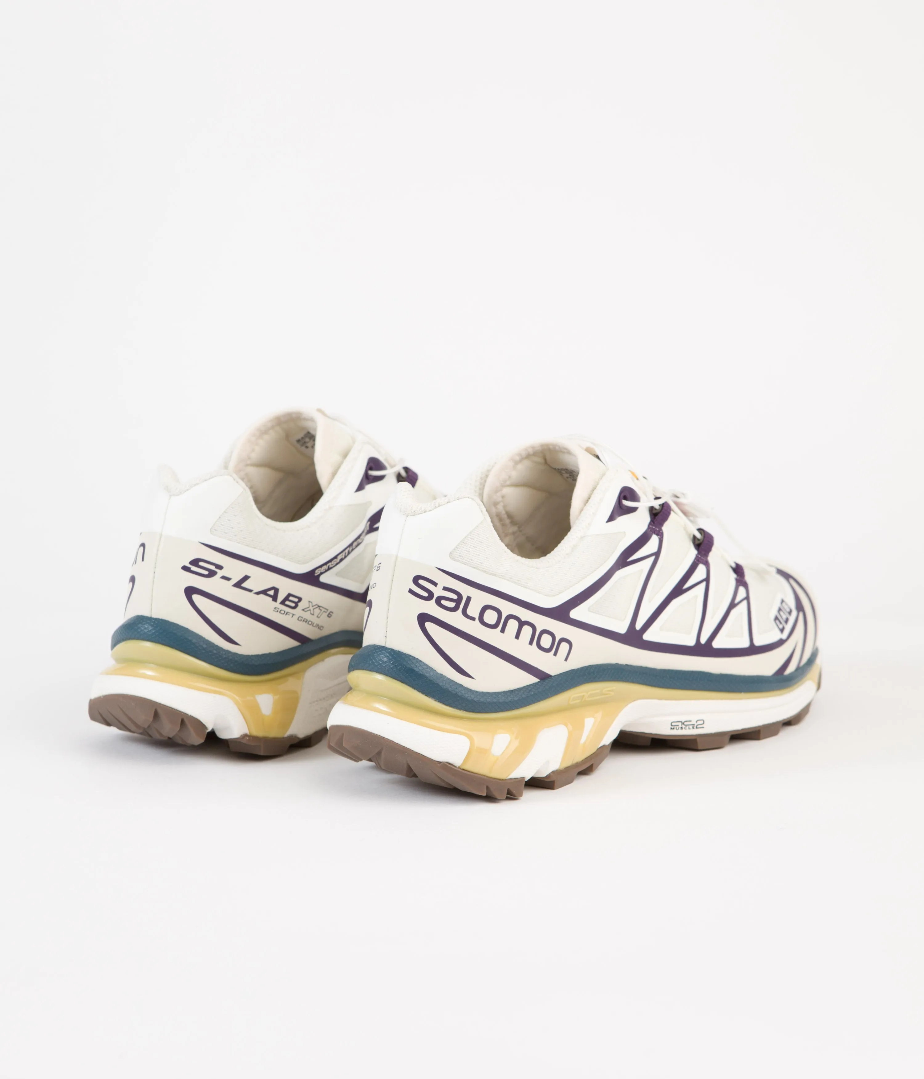 Salomon XT-6 Shoes - Vanilla / Rainy Day / Grape