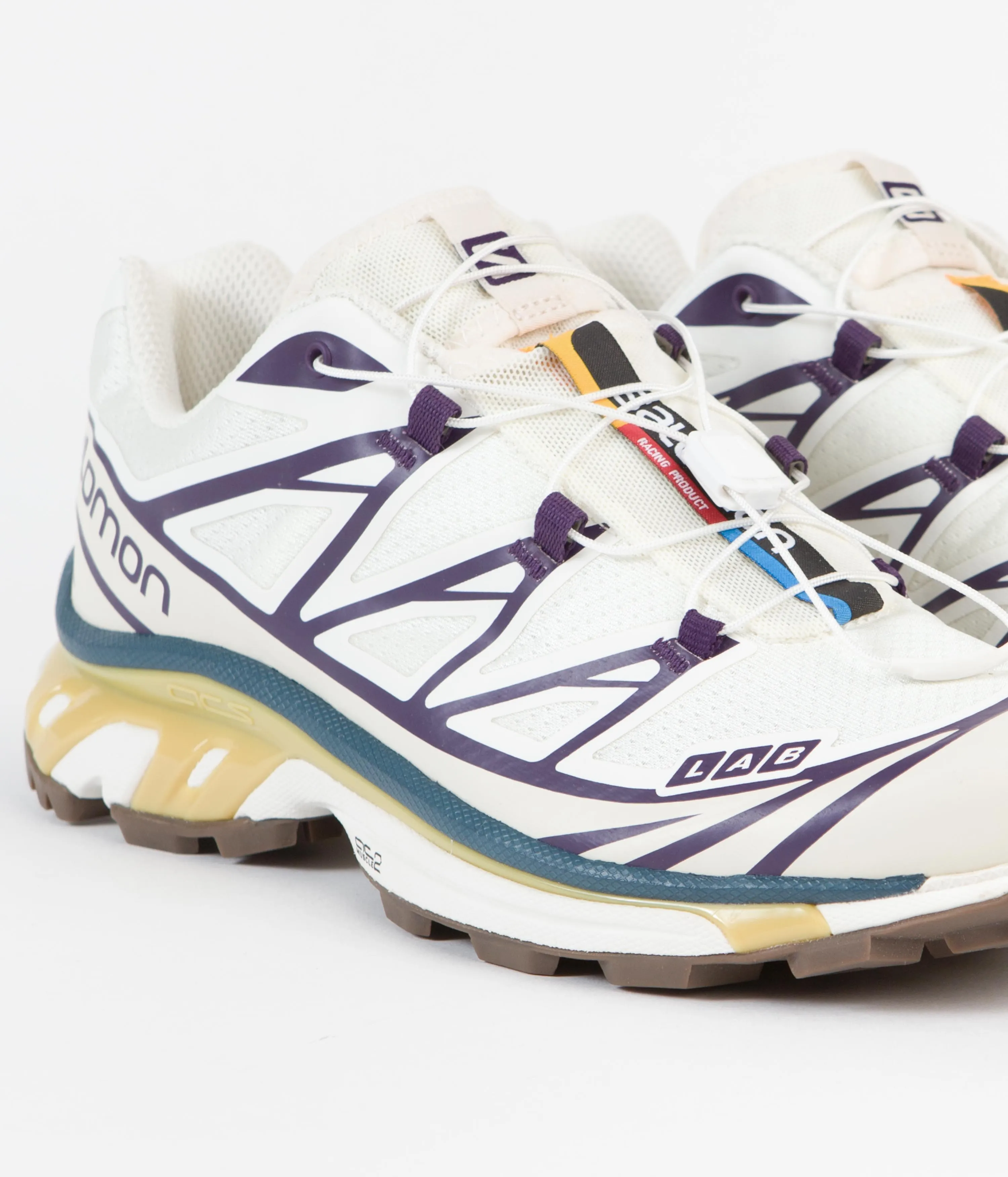 Salomon XT-6 Shoes - Vanilla / Rainy Day / Grape