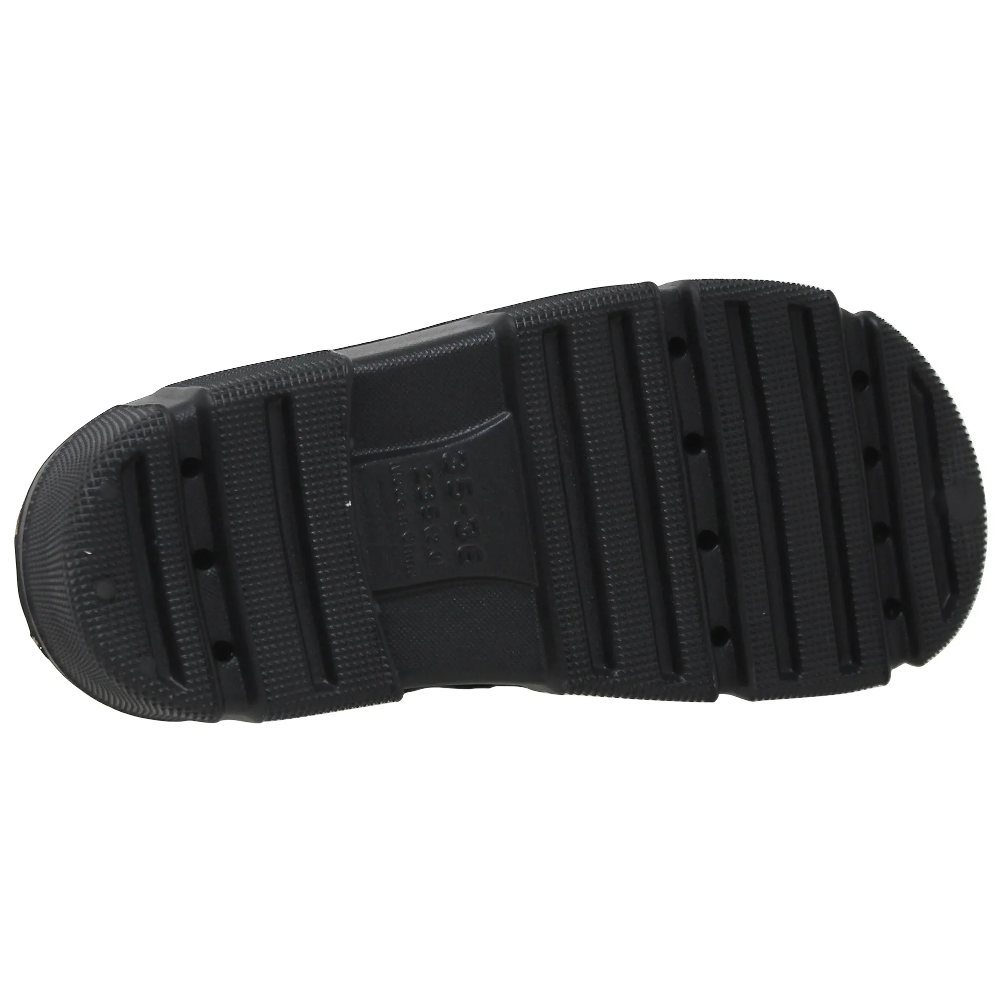 Thong Slide Chucky Sole Platform Sandals Light-Weight EVA Black