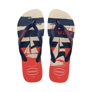 Top Nautical Flip Flops