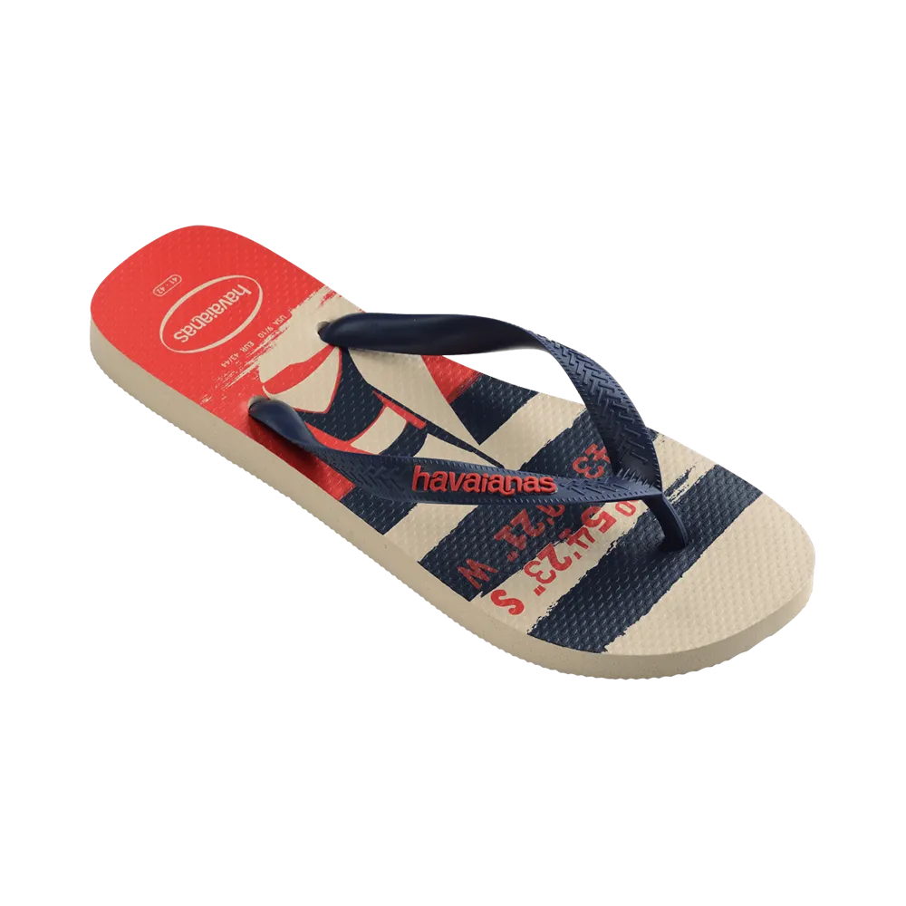 Top Nautical Flip Flops