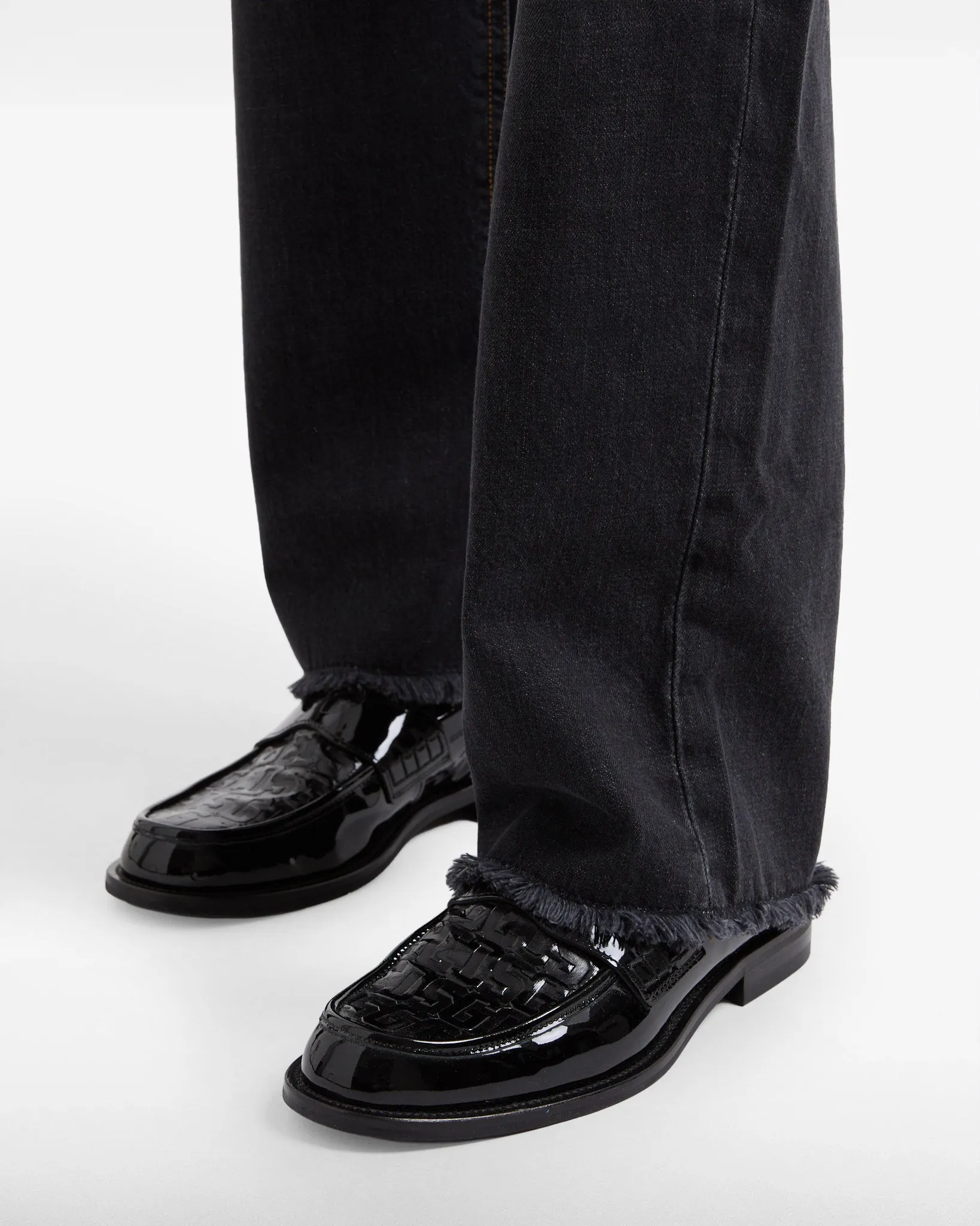 Wirdo Patent Monogram Loafers