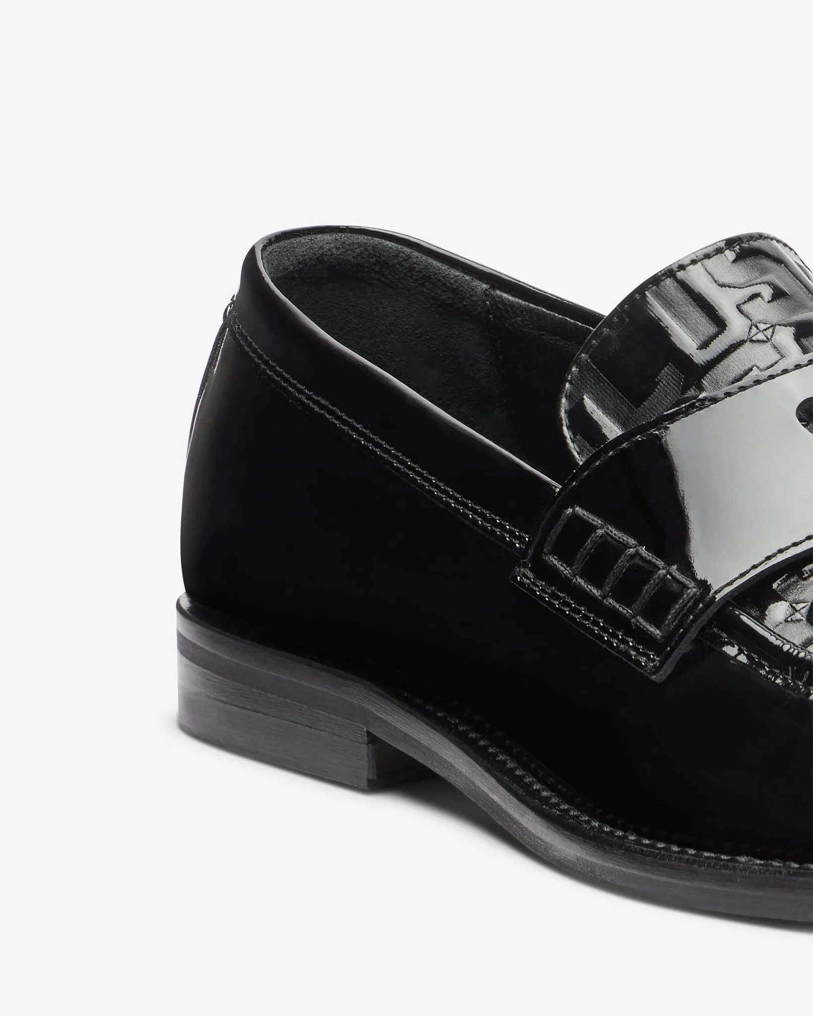 Wirdo Patent Monogram Loafers