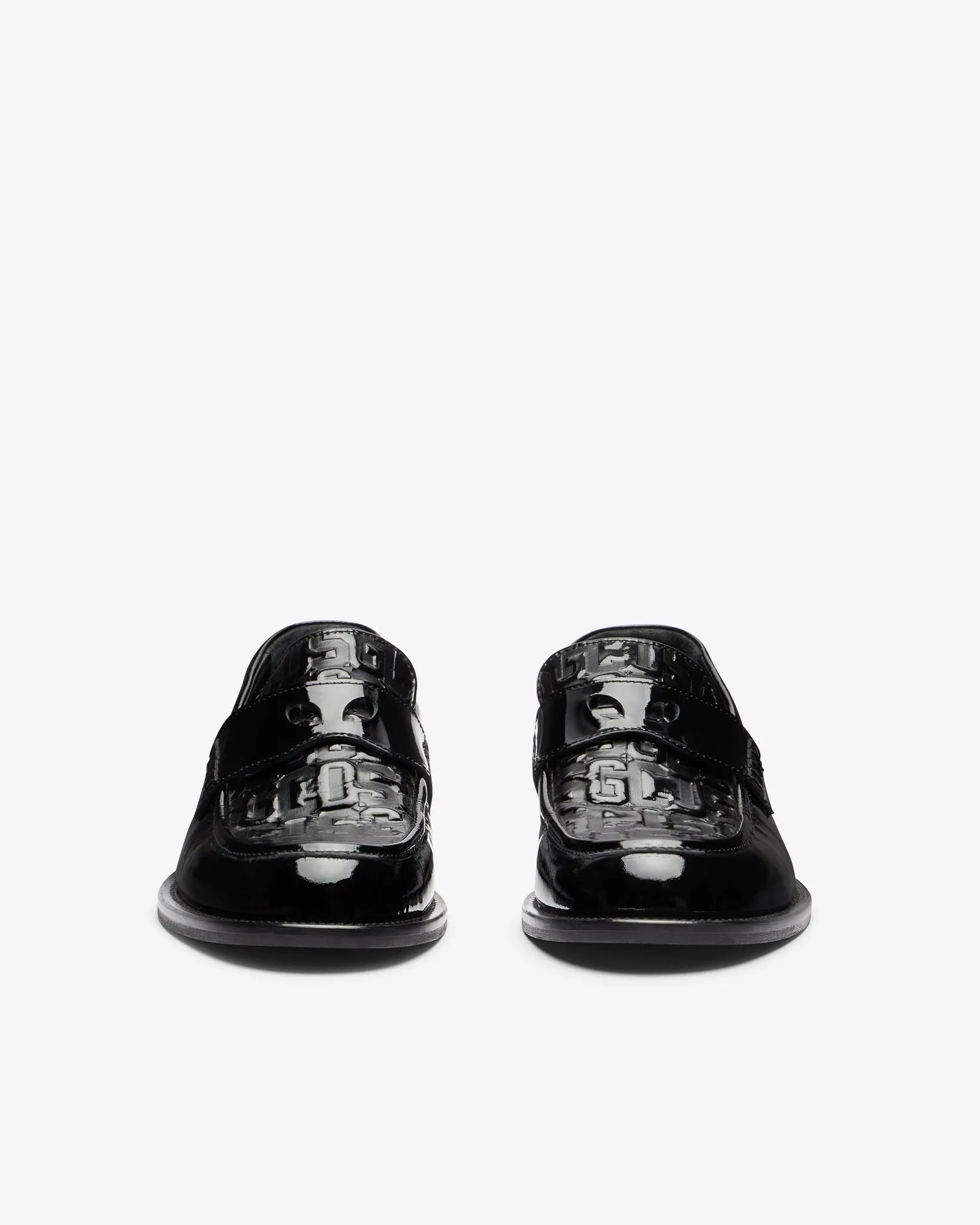 Wirdo Patent Monogram Loafers