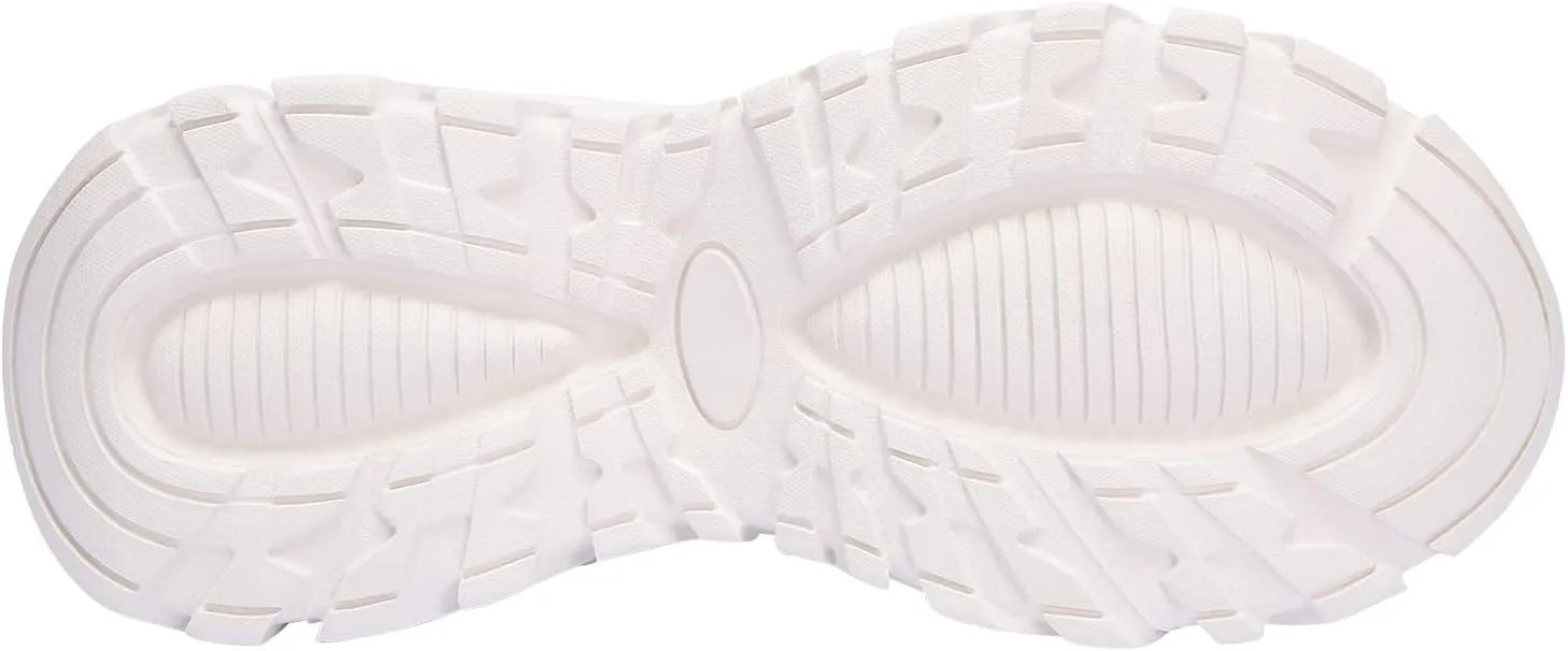 Women's Chunky Platform White Beige Non-Slip Breathable Lightweight Sneakers Trendy Fashion Dad Walking Running Shoes for Women