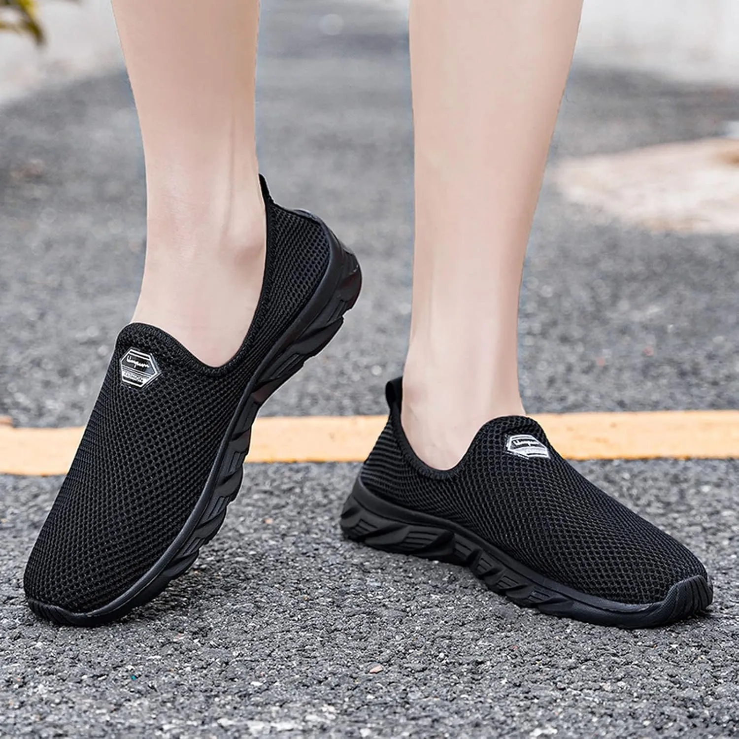 Women's Sneakers Wide Lightweight Work Slip Resistant Breathable Wide Walking Shoes Women Womens Slip On Loafers Womens Orthopedic Sneakers
