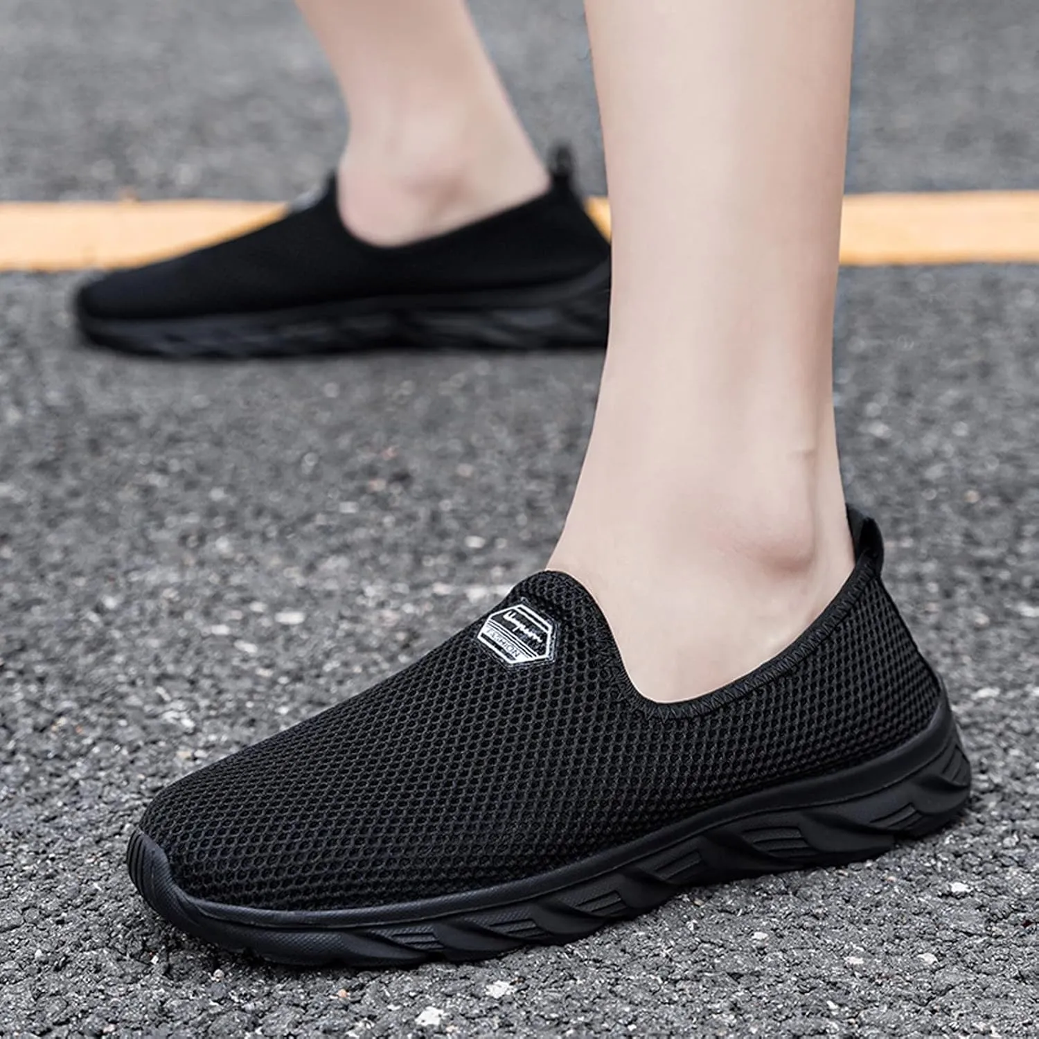 Women's Sneakers Wide Lightweight Work Slip Resistant Breathable Wide Walking Shoes Women Womens Slip On Loafers Womens Orthopedic Sneakers