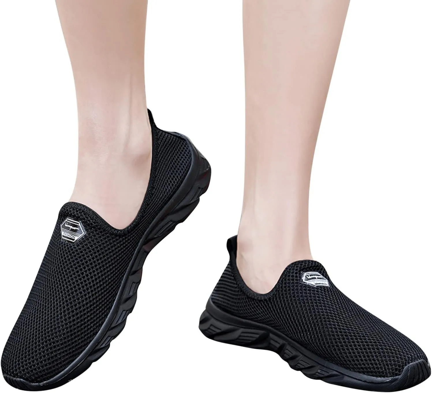 Women's Sneakers Wide Lightweight Work Slip Resistant Breathable Wide Walking Shoes Women Womens Slip On Loafers Womens Orthopedic Sneakers