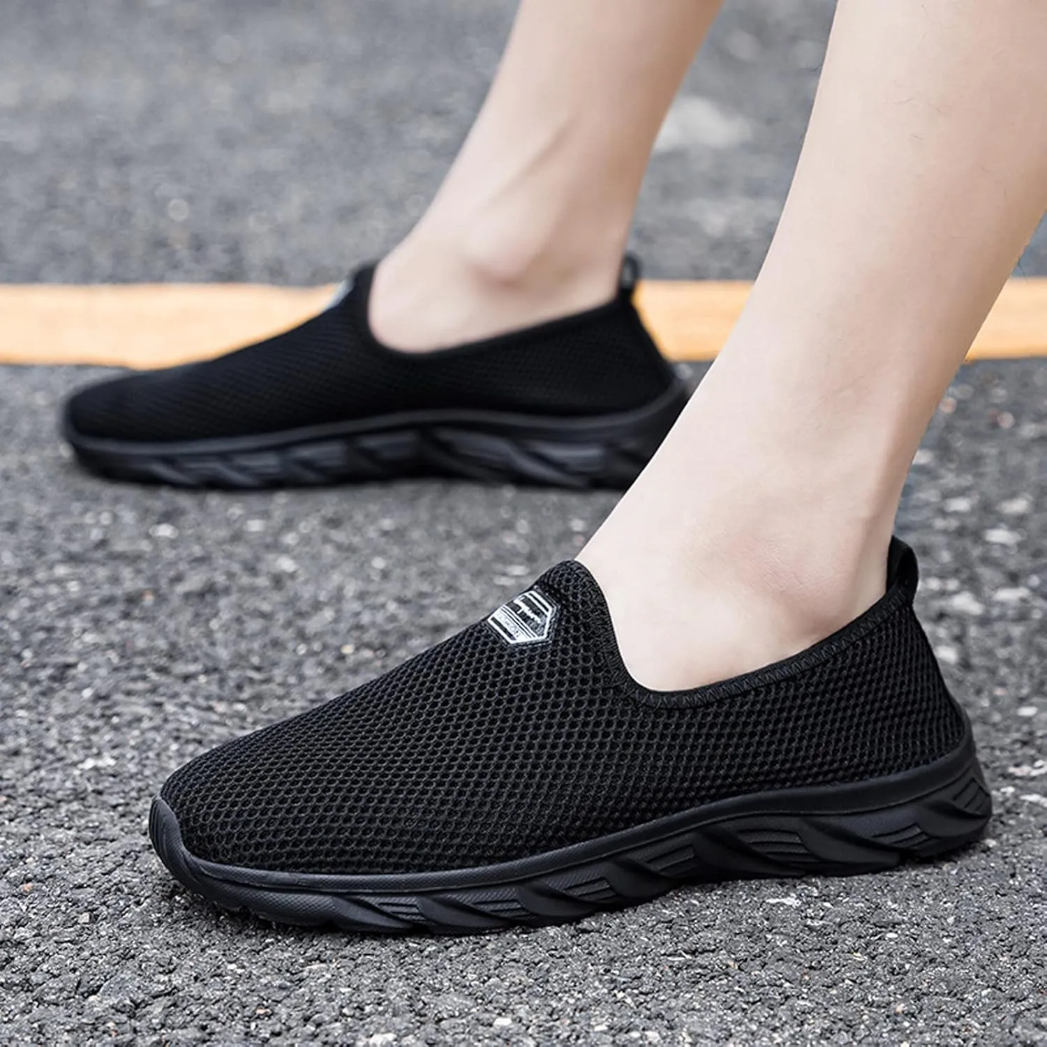 Women's Sneakers Wide Lightweight Work Slip Resistant Breathable Wide Walking Shoes Women Womens Slip On Loafers Womens Orthopedic Sneakers