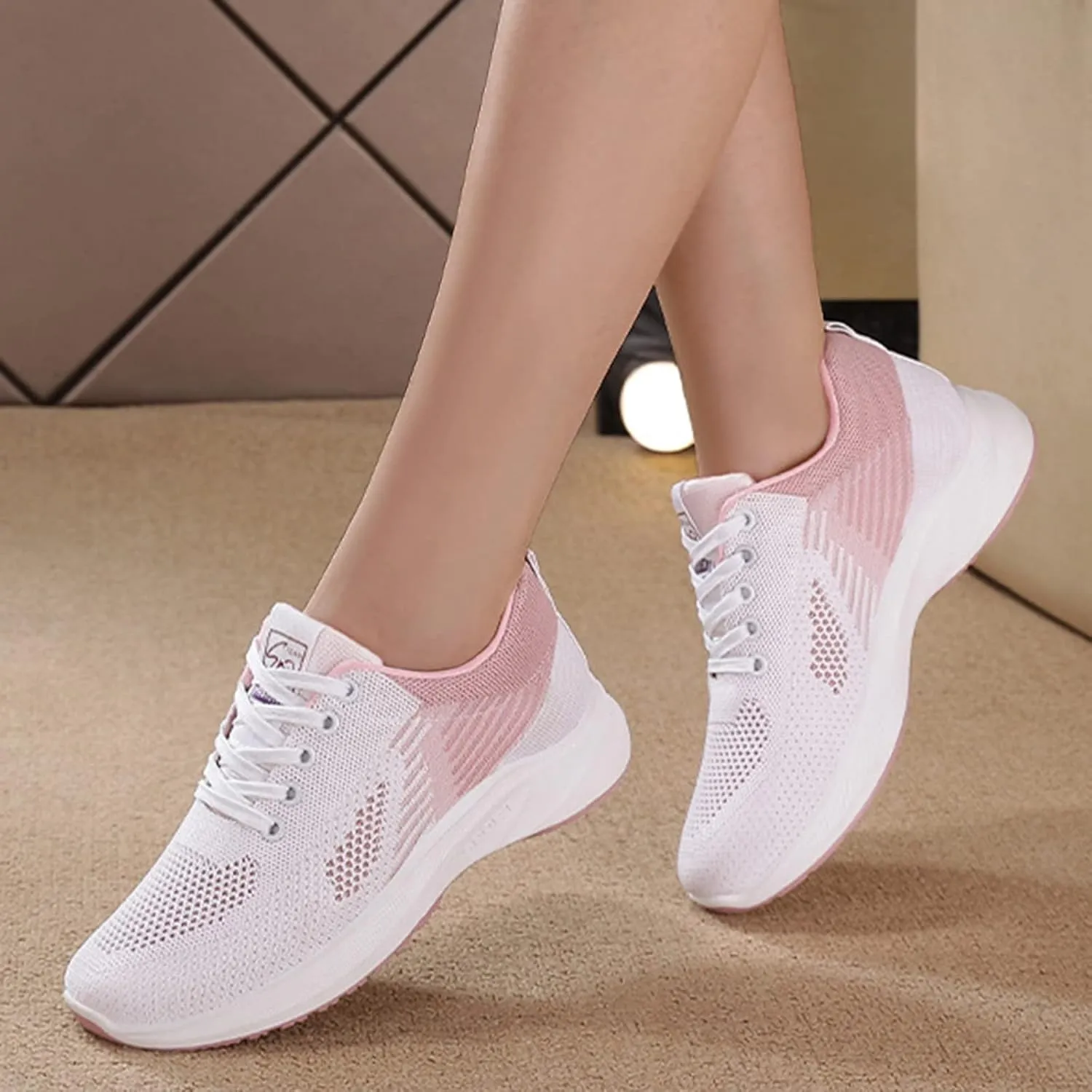 Womens Walking Sneakers Tennis Shoes Lightweight Casual Sneakers Slip On Running Shoes Sport Workout Shoes Sneakers