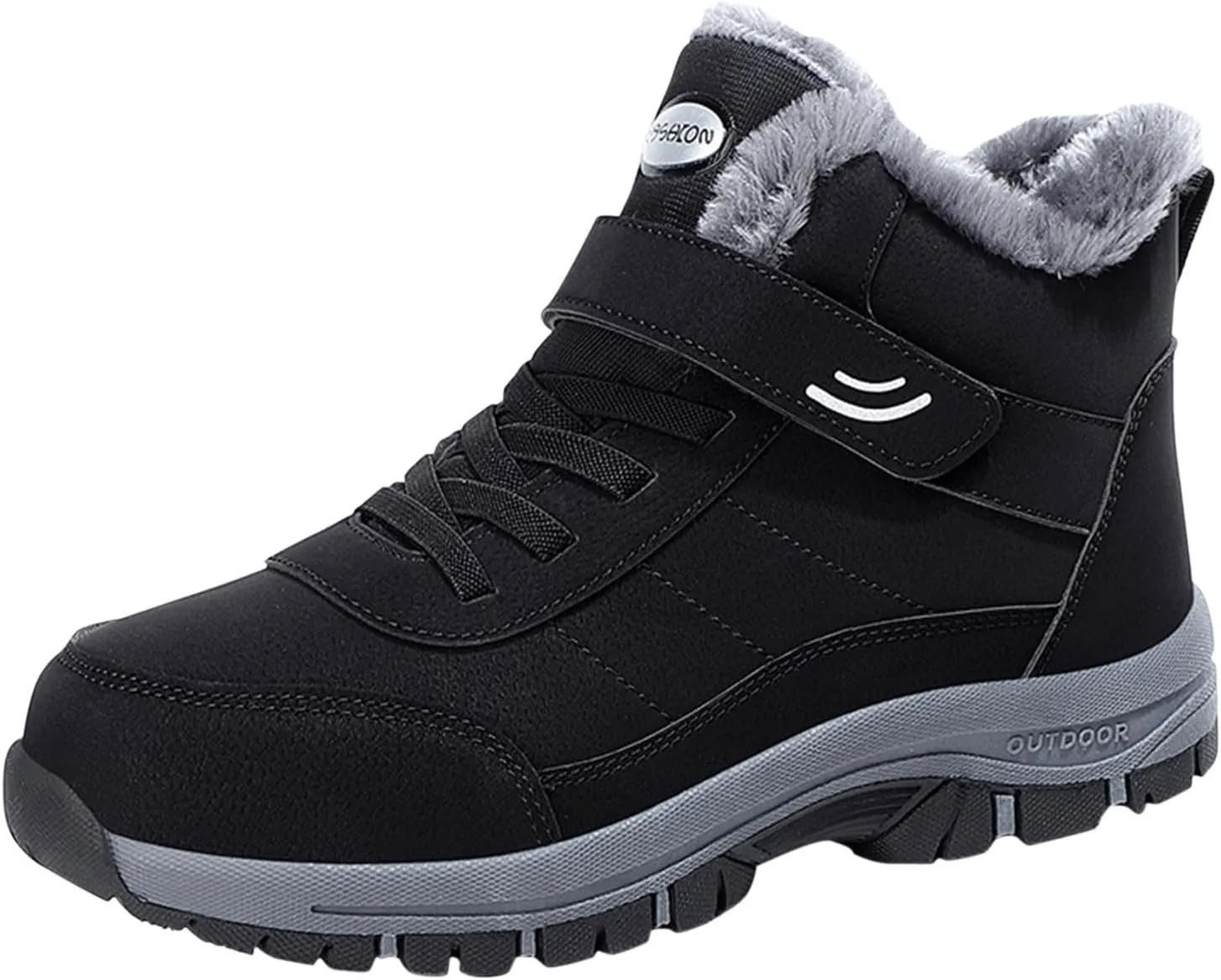 Work Boots for Men Waterproof Hiking Sneakers Shoes with Hook Loop Womens Working Shoes Insulated Waterproof Outdoor Shoes Lightweight Hike Grounded Footwear