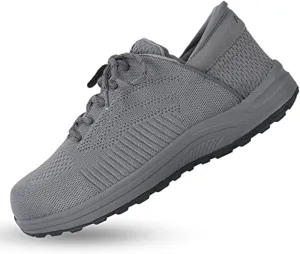 ZEBA Men's Hands Free Slip on Husky Walking Sneakers